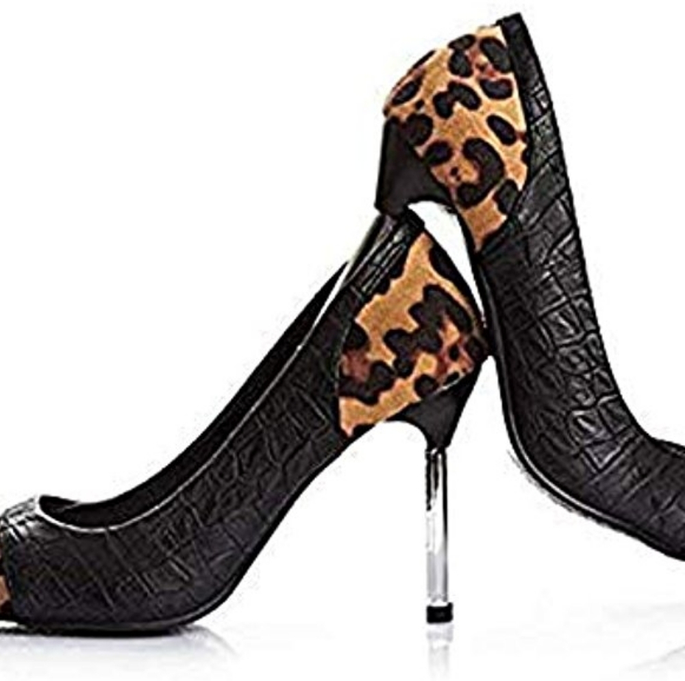 Leopard Print Fashion Heels